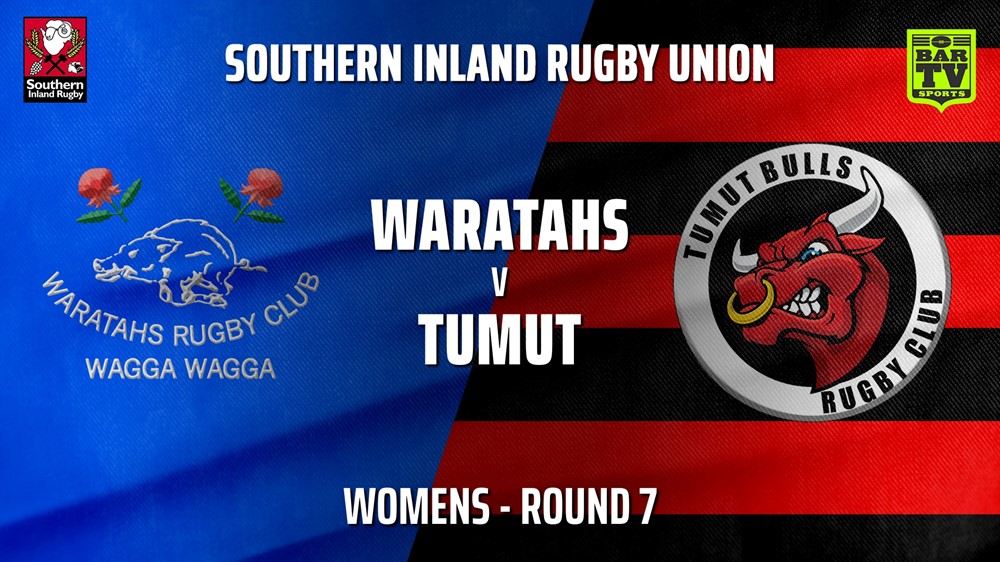 210522-Southern Inland Rugby Union Round 7 - Womens - Wagga Waratahs v Tumut Bulls Minigame Slate Image