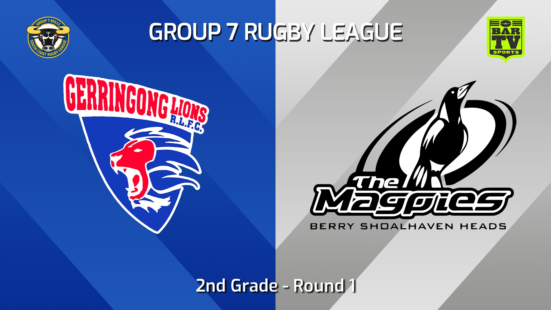 240713-video-South Coast Round 1 - 2nd Grade - Gerringong Lions v Berry-Shoalhaven Heads Magpies Slate Image