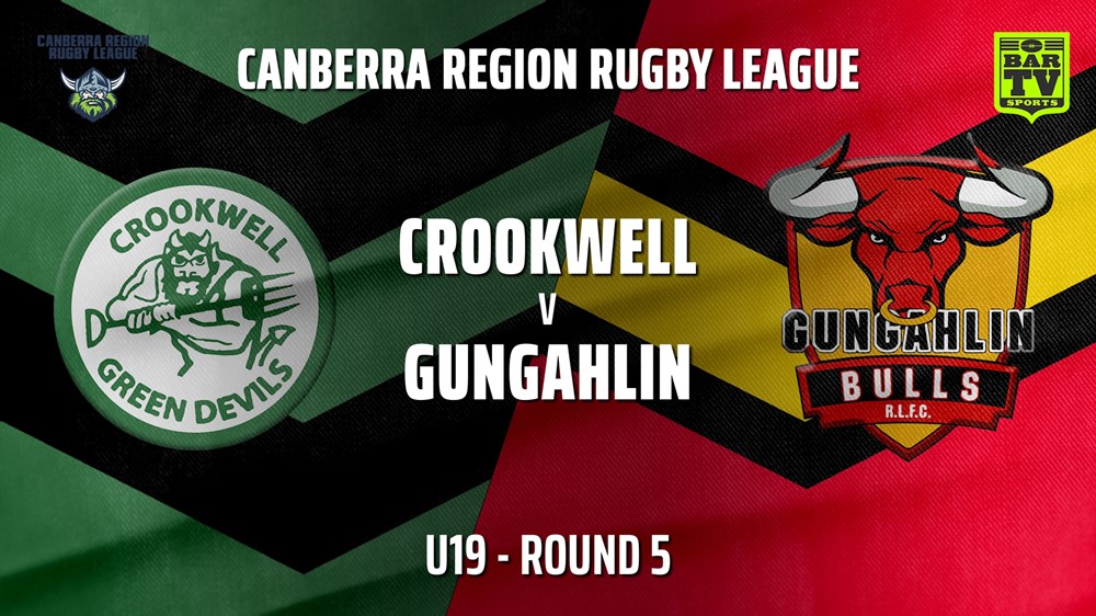 210529-CRRL Round 5 - U19 - Crookwell Green Devils v Gungahlin Bulls Minigame Slate Image