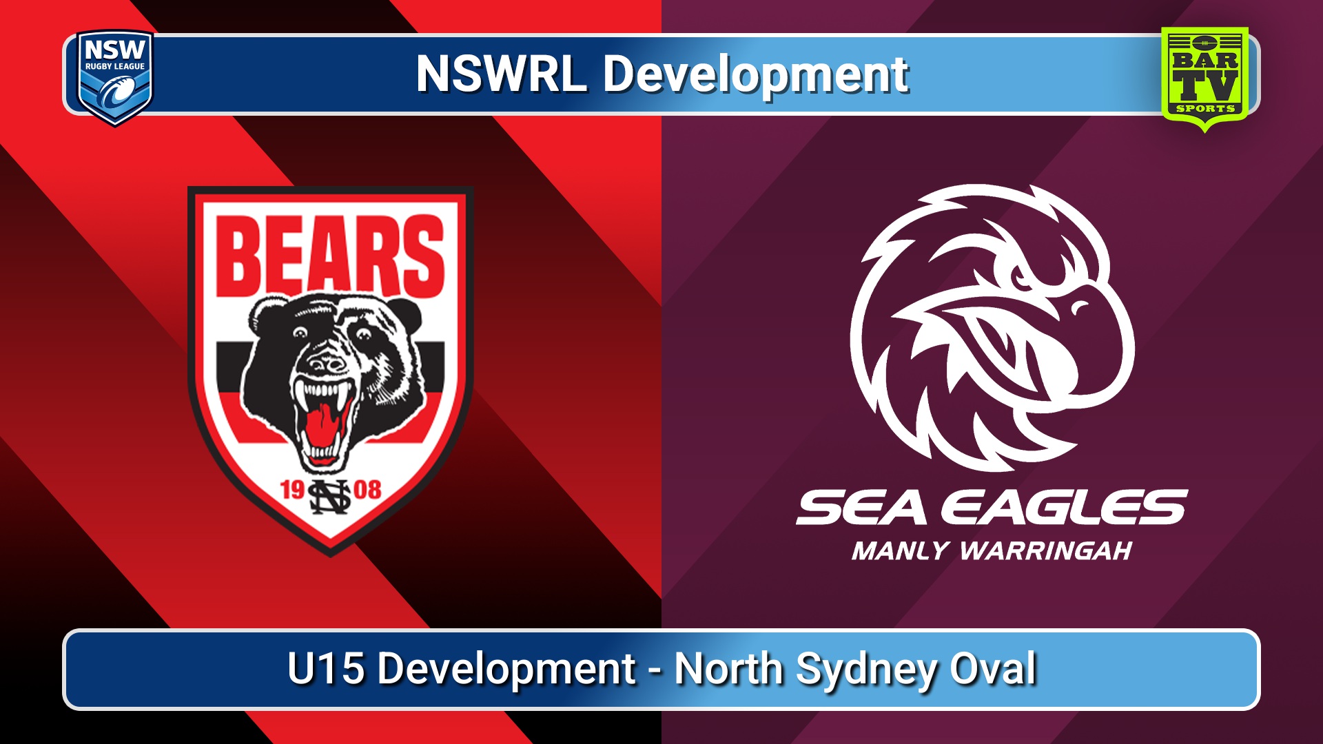 250713-video-NSWRL Development U15 Development - North Sydney Bears v Manly Warringah Sea Eagles Slate Image