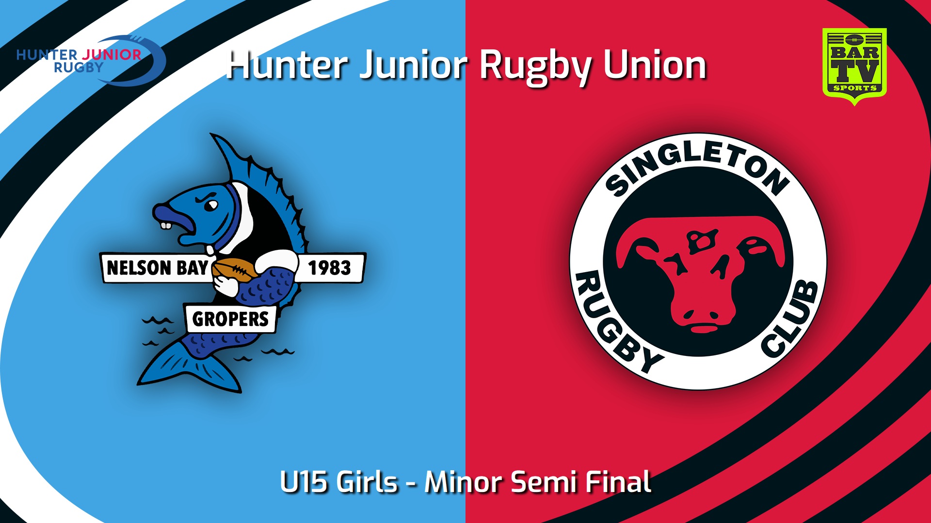250829-video-Hunter Junior Rugby Union Minor Semi Final - U15 Girls - Nelson Bay Gropers v Singleton Bulls Slate Image