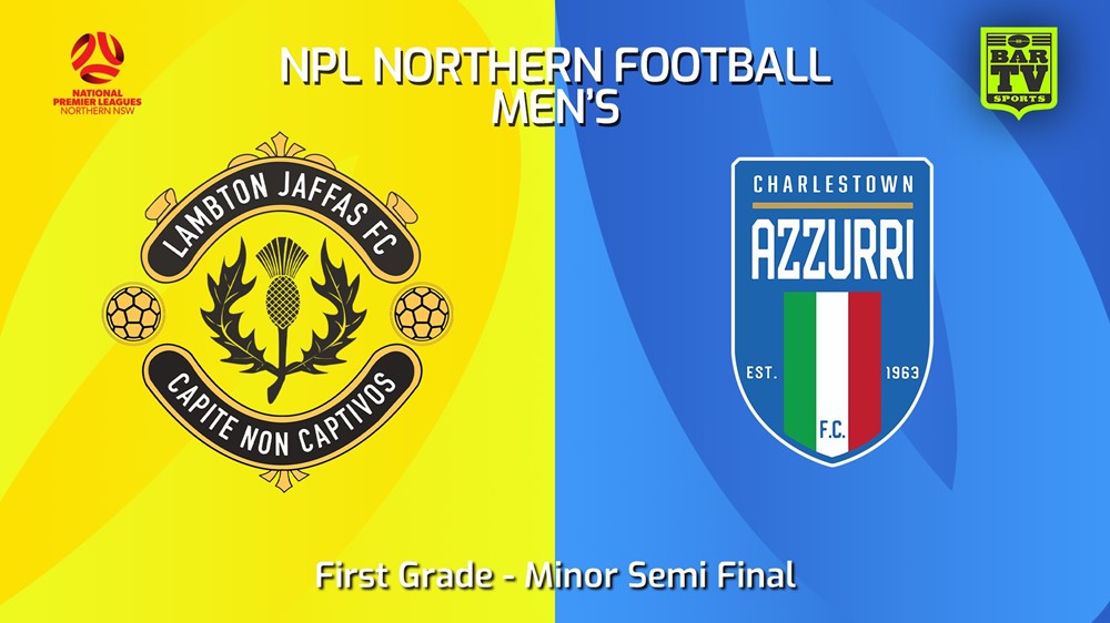240831-video-NNSW NPLM Minor Semi Final - Lambton Jaffas FC v Charlestown Azzurri FC Slate Image