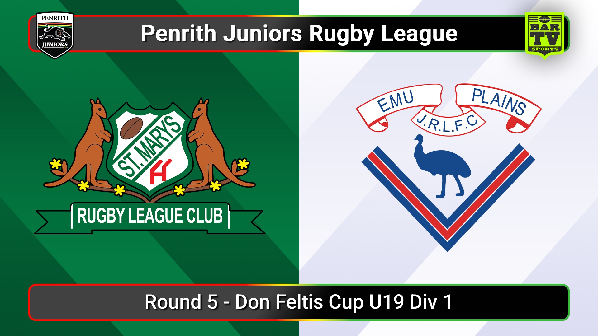 250518-video-Penrith & District Junior Rugby League Round 5 - Don Feltis Cup U19 Div 1 - St Marys v Emu Plains Slate Image