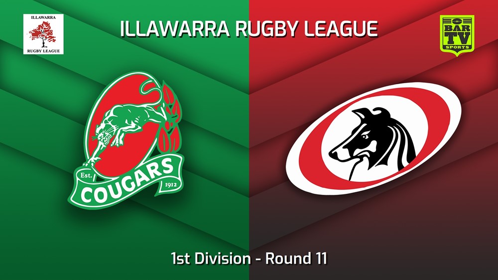 230715-Illawarra Round 11 - 1st Division - Corrimal Cougars v Collegians Minigame Slate Image