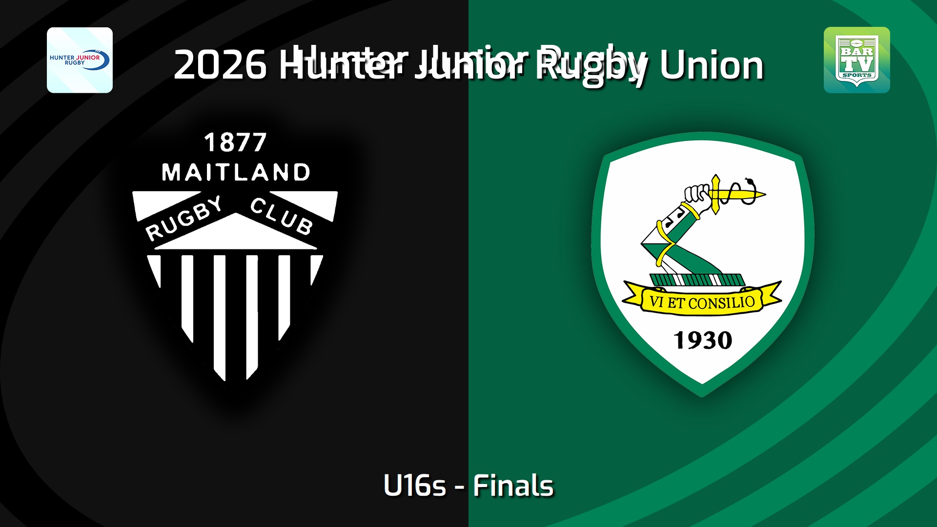 260815-video-Hunter Junior Rugby Union Finals - U16s - Maitland v Merewether Carlton Slate Image