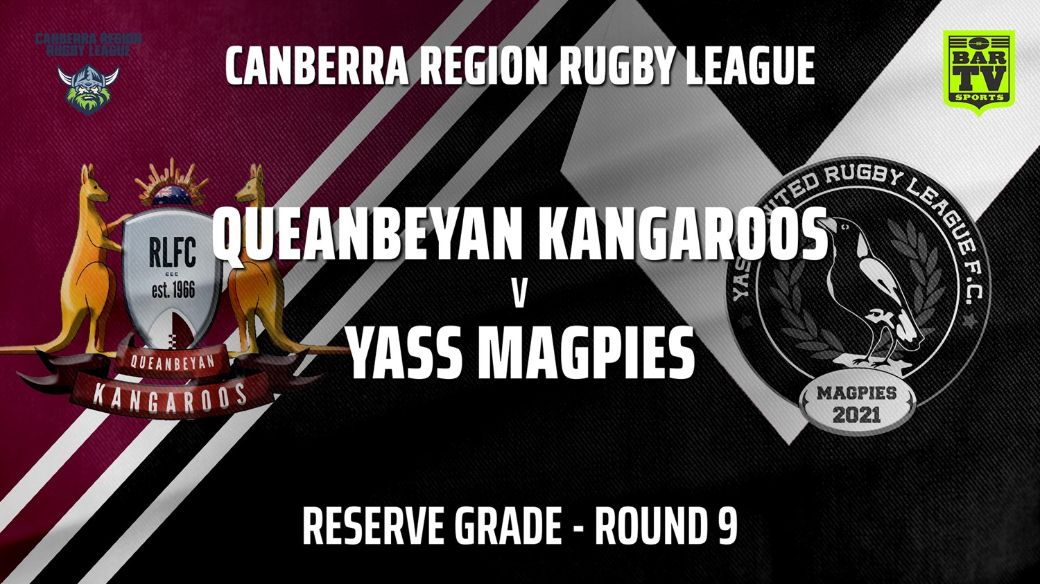 210619-Canberra Round 9 - Reserve Grade - Queanbeyan Kangaroos v Yass Magpies Slate Image