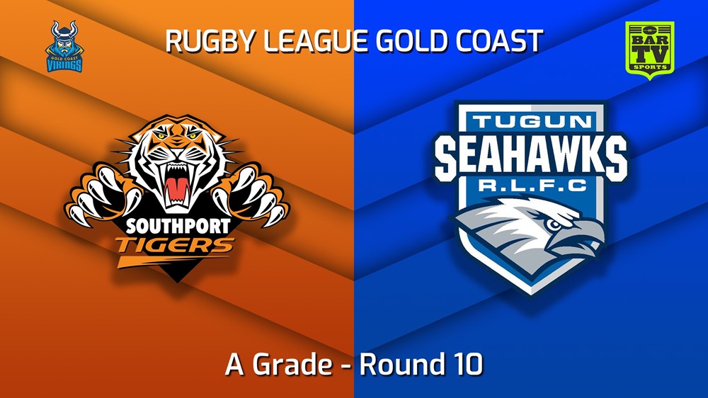 220611-Gold Coast Round 10 - A Grade - Southport Tigers v Tugun Seahawks Slate Image