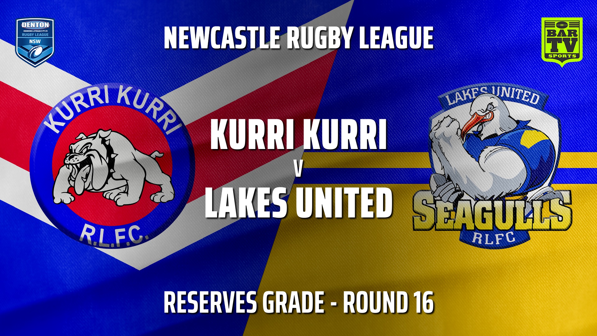 210724-Newcastle Round 16 - Reserve Grade - Kurri Kurri Bulldogs v Lakes United Slate Image