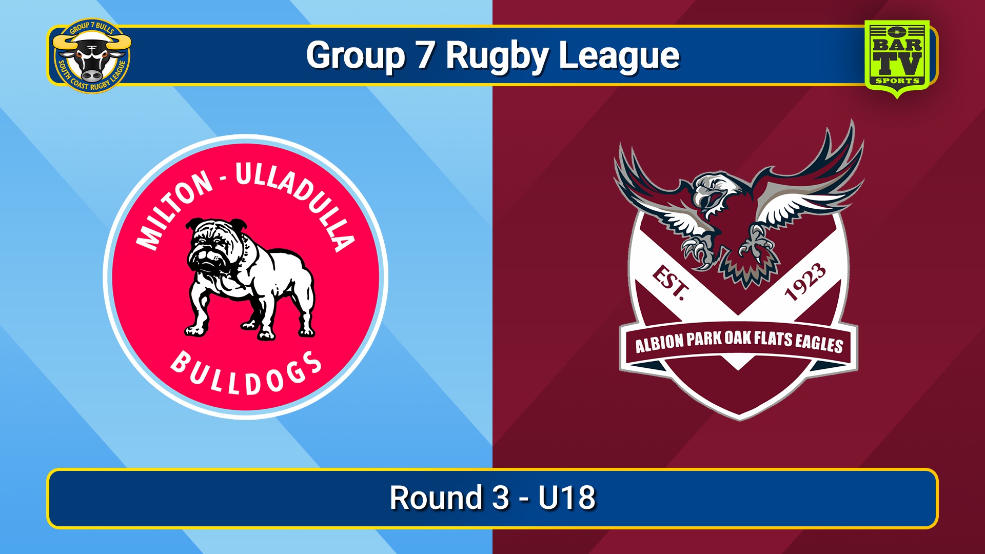 250426-video-South Coast Round 3 - U18 - Milton-Ulladulla Bulldogs v Albion Park Oak Flats Slate Image