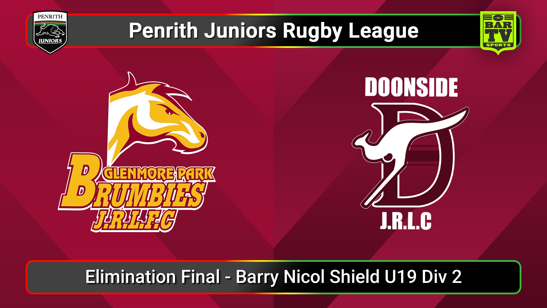 250824-video-Penrith & District Junior Rugby League Elimination Final - Barry Nicol Shield U19 Div 2 - Glenmore Park v Doonside Slate Image