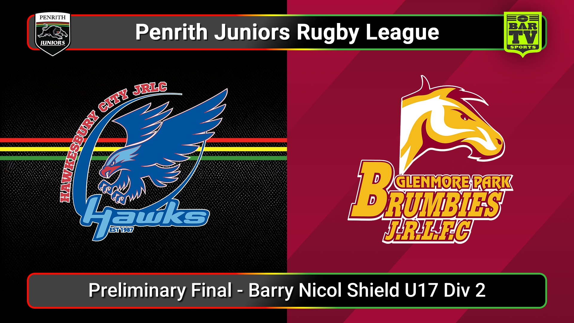 250906-video-Penrith & District Junior Rugby League Preliminary Final - Barry Nicol Shield U17 Div 2 - Hawkesbury City v Glenmore Park Minigame Slate Image