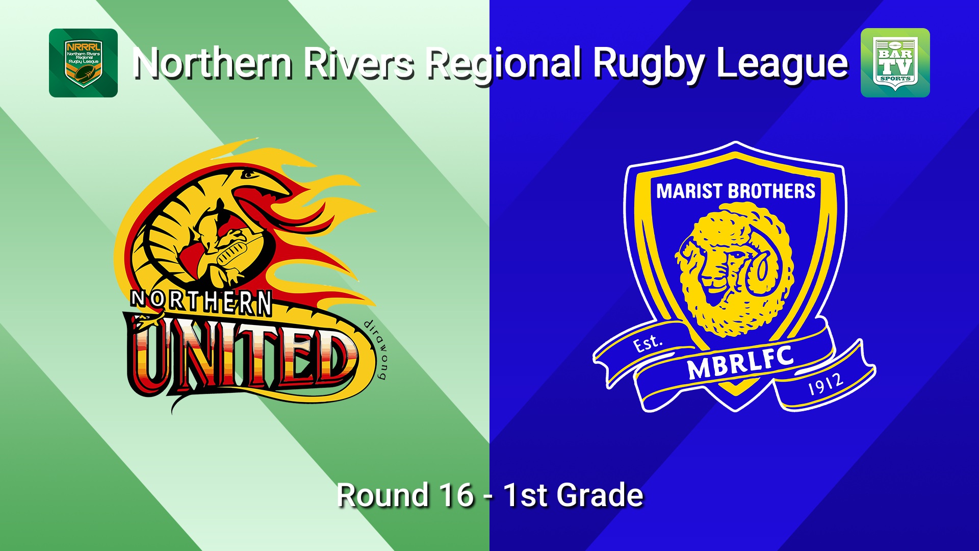 260815-video-Northern Rivers Round 16 - 1st Grade - Northern v Lismore Marist Brothers Slate Image