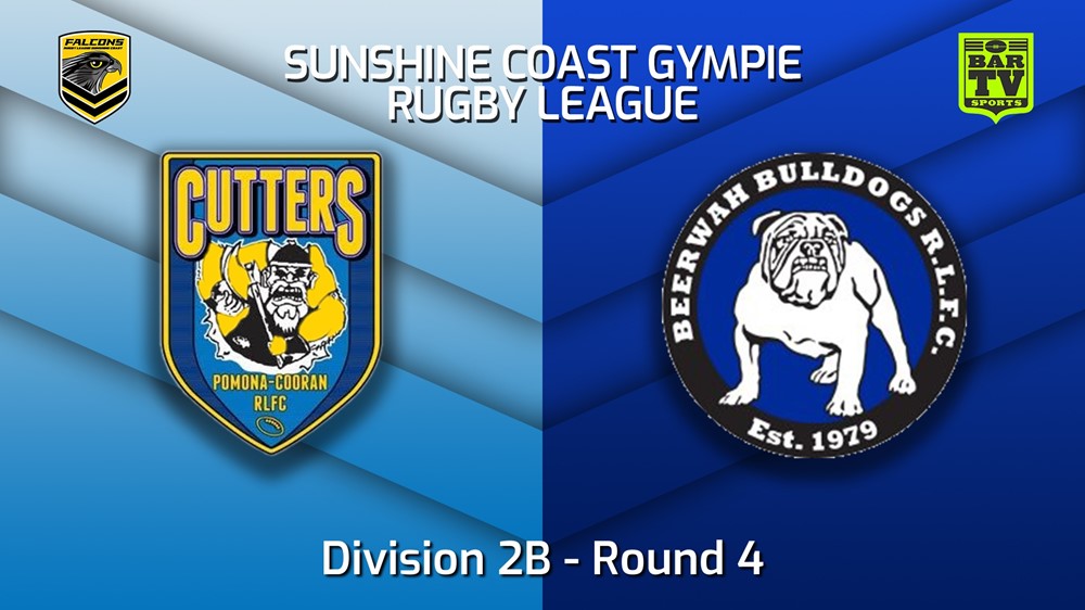 220507-Sunshine Coast RL Round 4 - Division 2B - Pomona Cooran Cutters v Beerwah Bulldogs Slate Image
