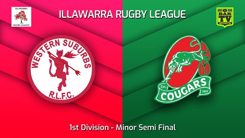 220820-Illawarra Minor Semi Final - 1st Division - Western Suburbs Devils v Corrimal Cougars Slate Image