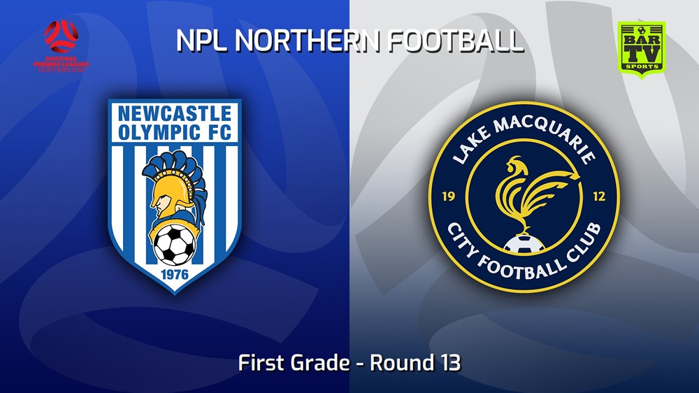 230527-NNSW NPLM Round 13 - Newcastle Olympic v Lake Macquarie City FC Minigame Slate Image