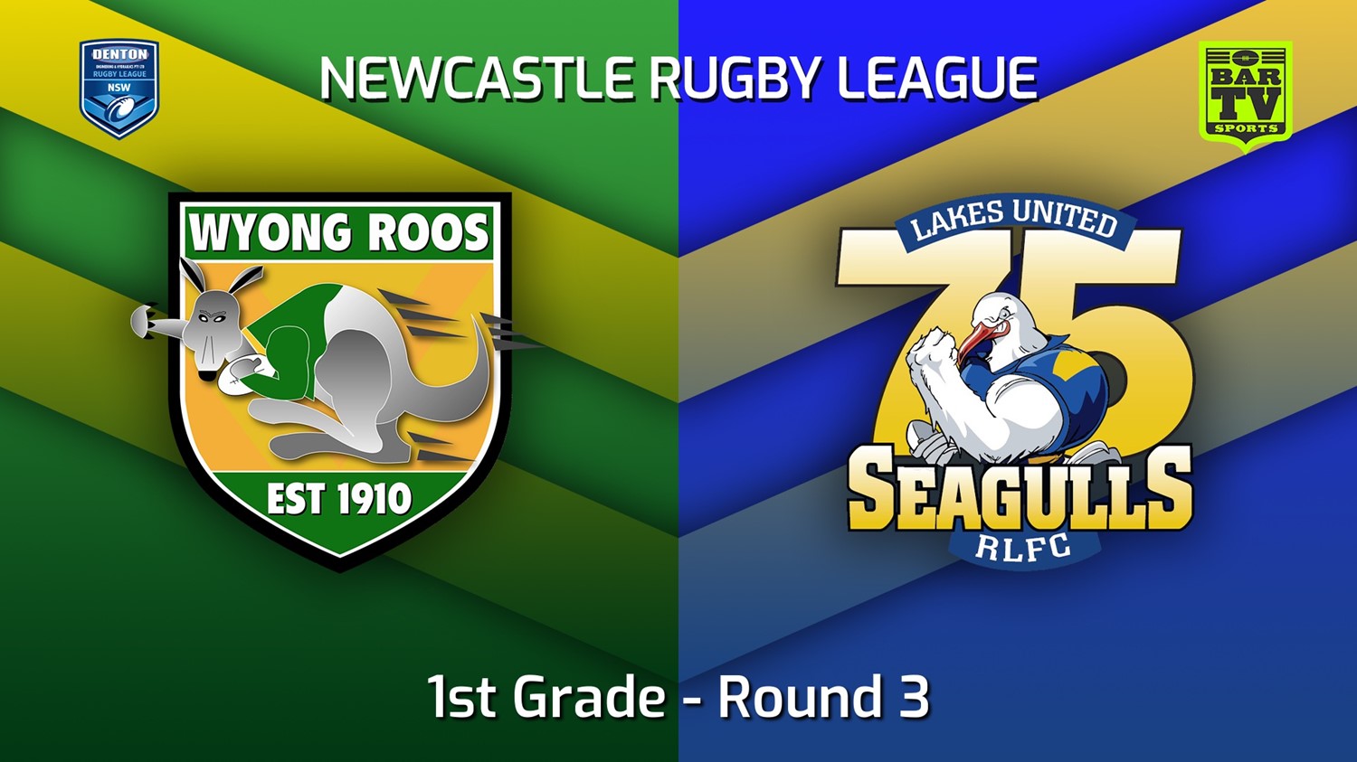 220409-Newcastle Round 3 - 1st Grade - Wyong Roos v Lakes United Minigame Slate Image
