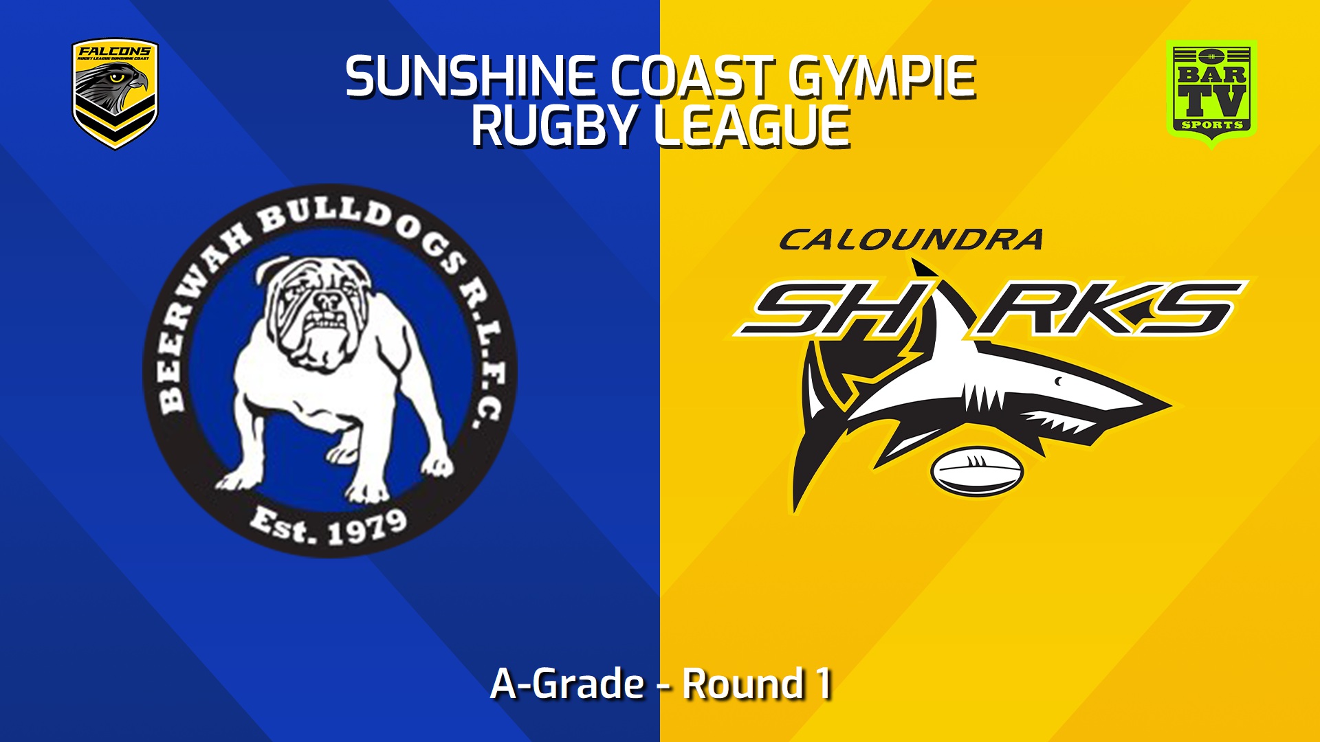 240406-Sunshine Coast RL Round 1 - A-Grade - Beerwah Bulldogs v Caloundra Sharks Slate Image