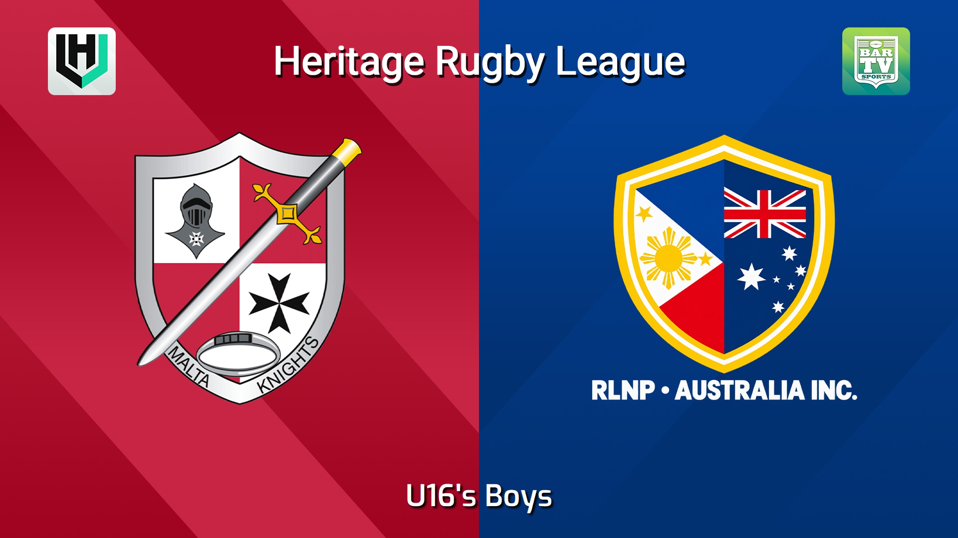 261011-video-Heritage RL U16's Boys - Malta v Philippines Admirals Slate Image