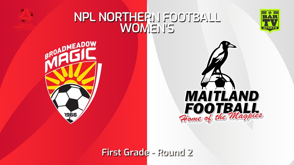 240301-NNSW NPLW Round 2 - Broadmeadow Magic FC W v Maitland FC W Slate Image