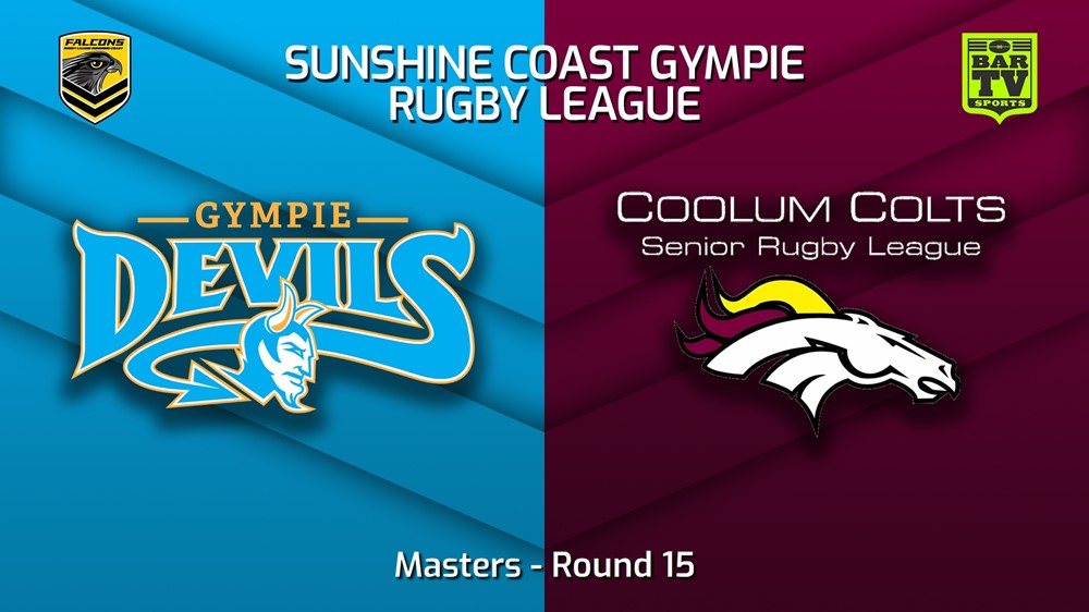 220730-Sunshine Coast RL Round 15 - Masters - Gympie Devils v Coolum Colts Slate Image