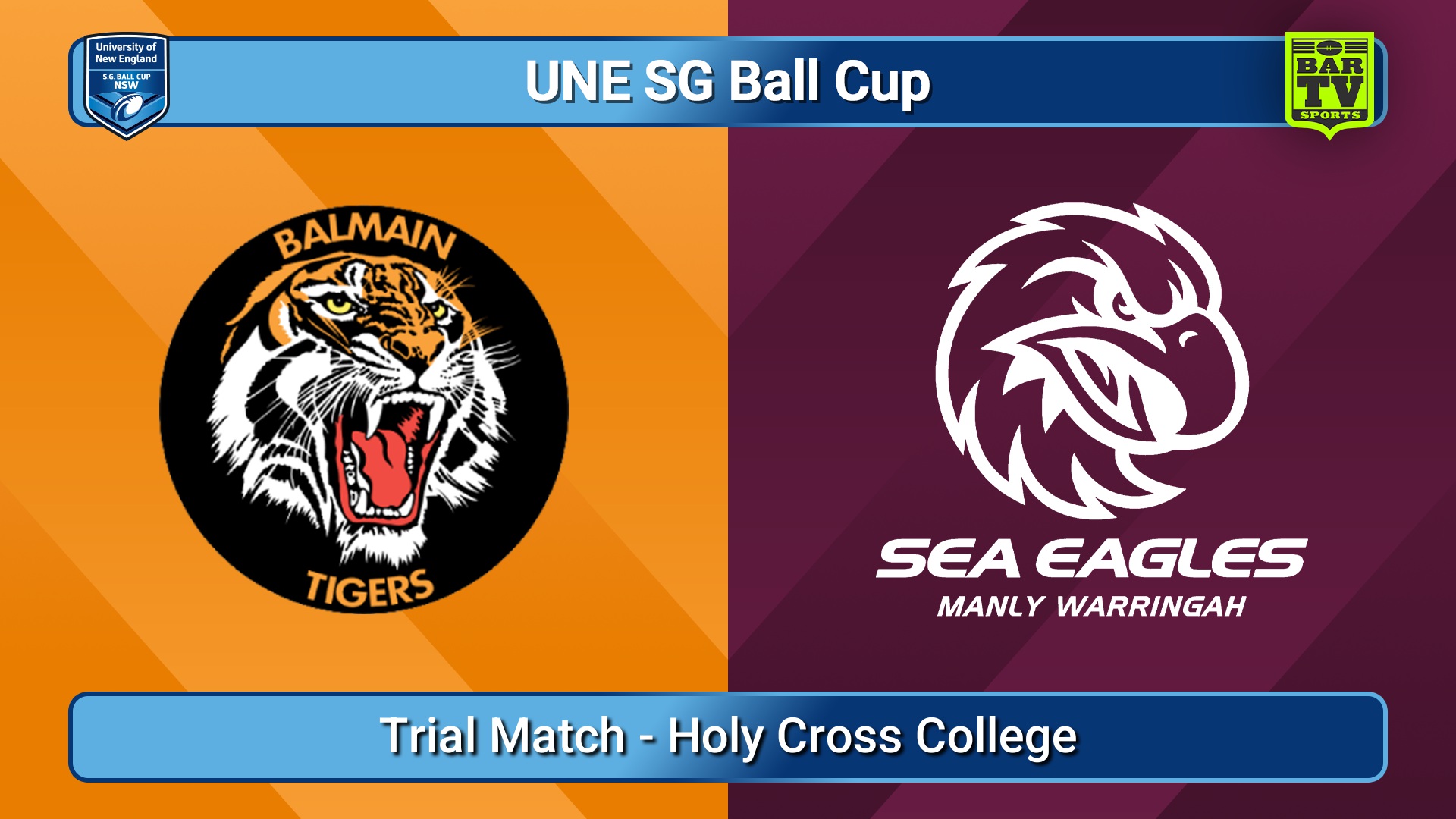 260117-video-UNE SG Ball Cup Trial Match - Balmain Tigers v Manly Warringah Sea Eagles Slate Image