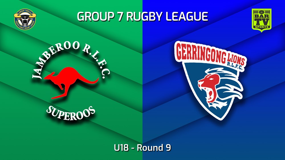 230527-South Coast Round 9 - U18 - Jamberoo Superoos v Gerringong Lions Slate Image