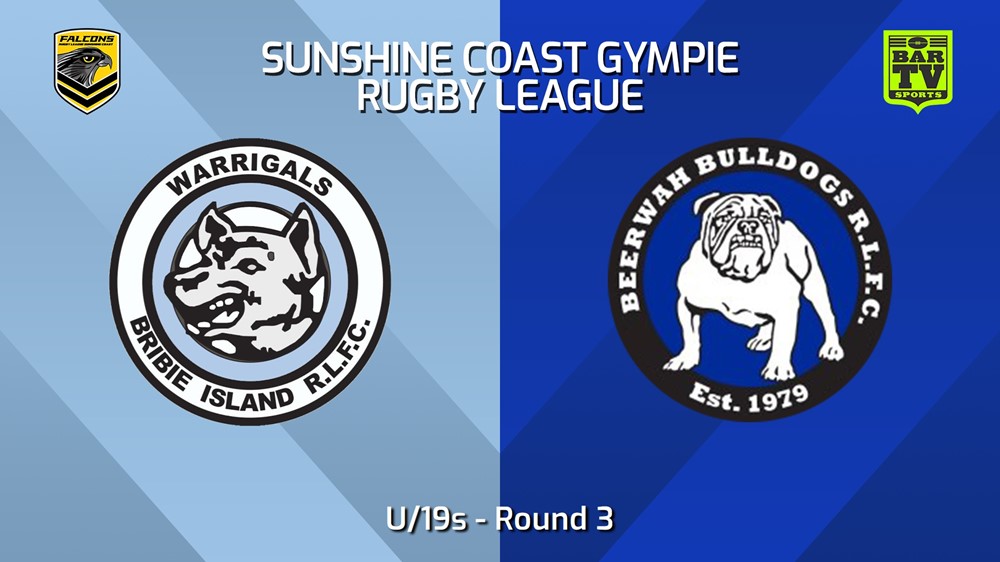 240421-video-Sunshine Coast RL Round 3 - U/19s - Bribie Island Warrigals v Beerwah Bulldogs Slate Image