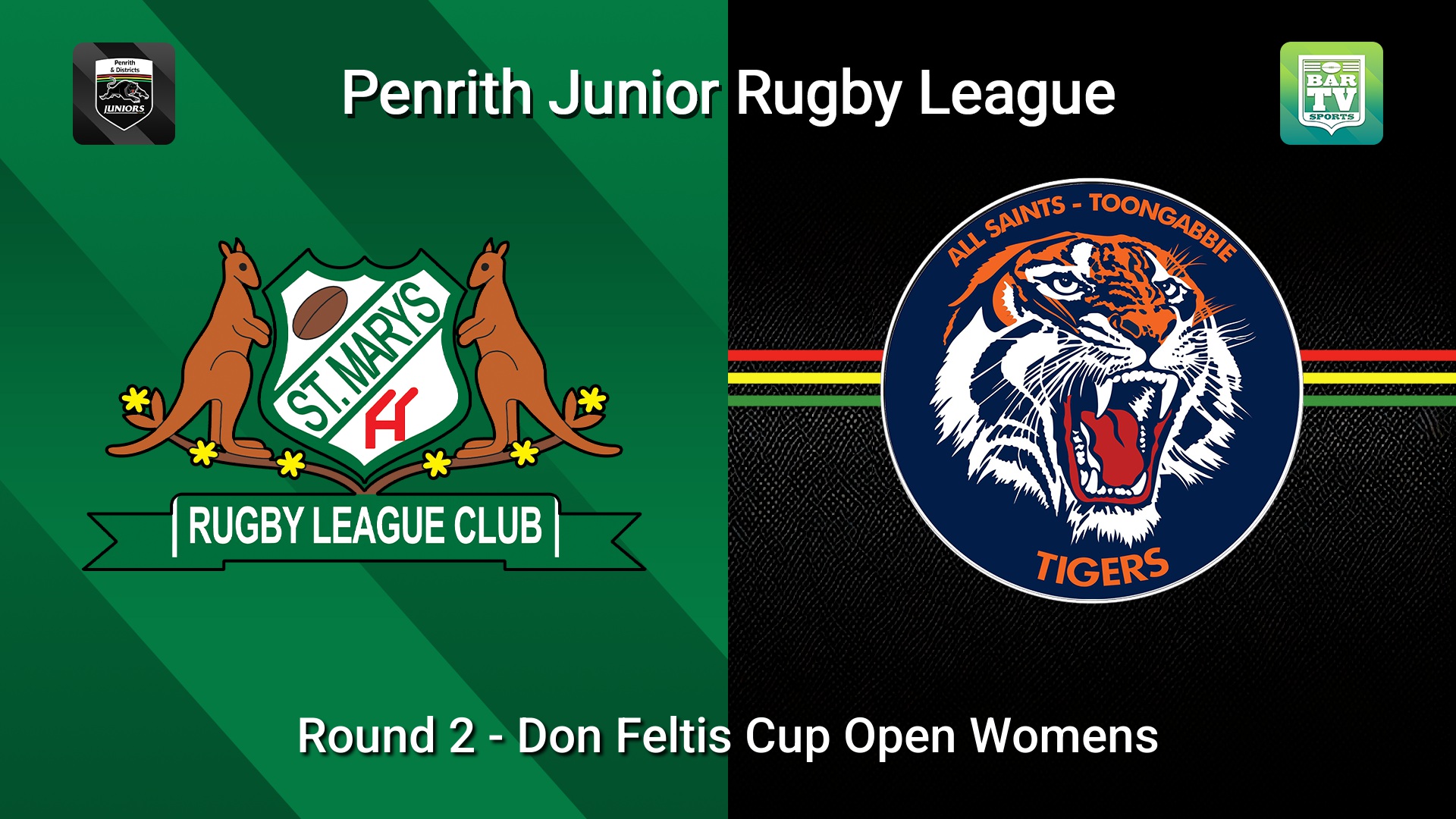 260509-video-Penrith & District Junior Rugby League Round 2 - Don Feltis Cup Open Womens - St Marys v All Saints Toongabbie Slate Image