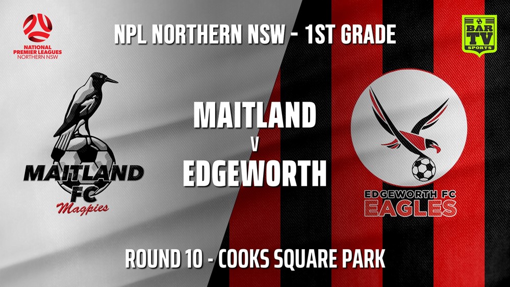 210605-NPL - NNSW Round 10 - Maitland FC v Edgeworth Eagles FC Slate Image
