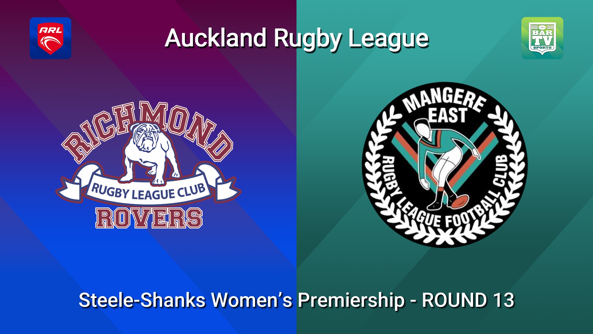260718-video-Auckland RL ROUND 13 - Steele-Shanks Women’s Premiership - Richmond Rovers v Mangere East Hawks Slate Image
