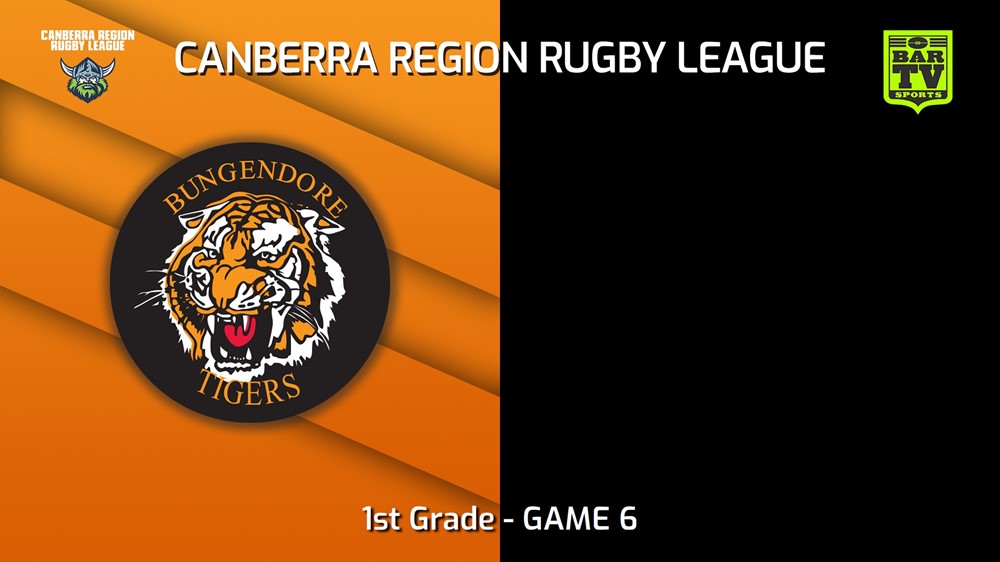 230401-Canberra GAME 6  - 1st Grade - Bungendore Tigers v Eden Tigers Minigame Slate Image