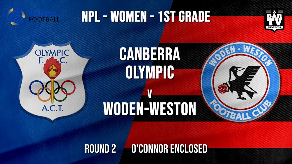 NPL Women - Capital Round 2 - Canberra Olympic FC (women) v Woden-Weston FC (women) (1) Slate Image