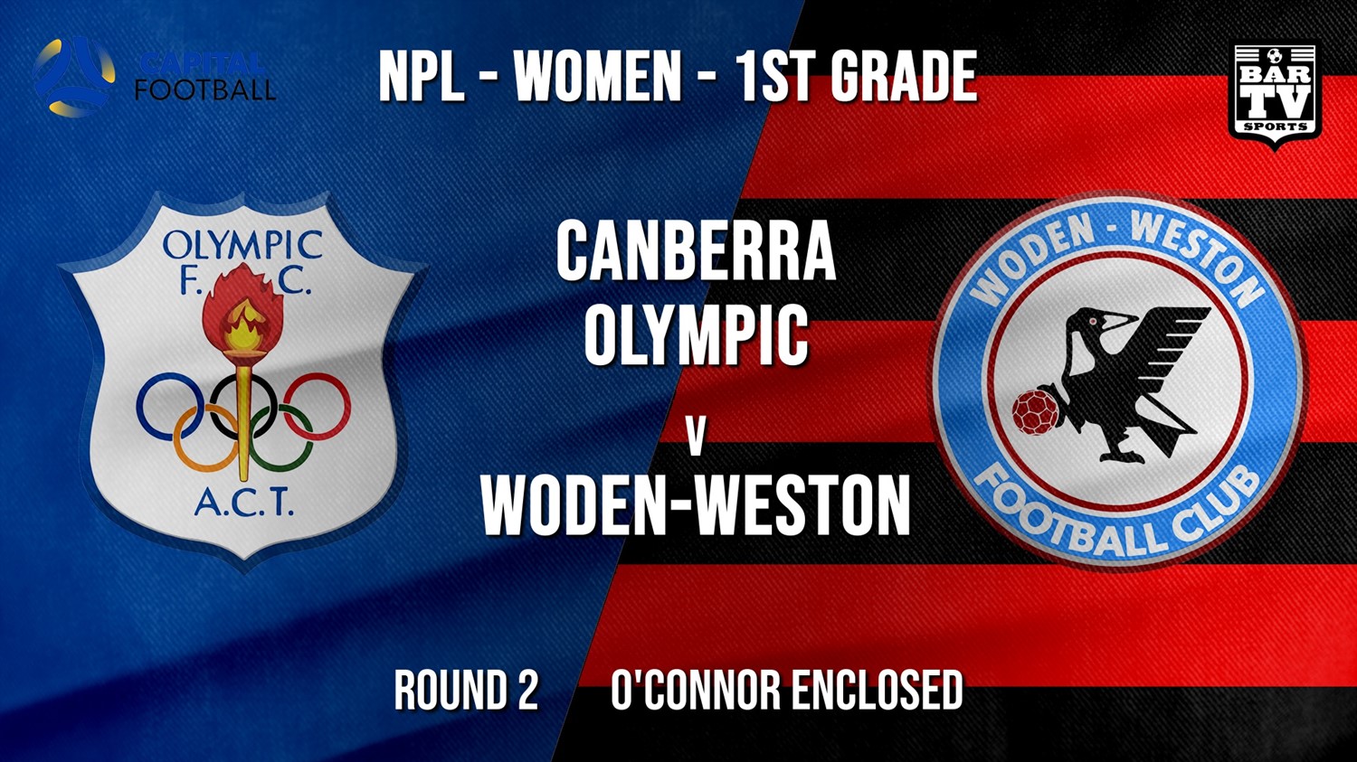 NPL Women - Capital Round 2 - Canberra Olympic FC (women) v Woden-Weston FC (women) (1) Minigame Slate Image
