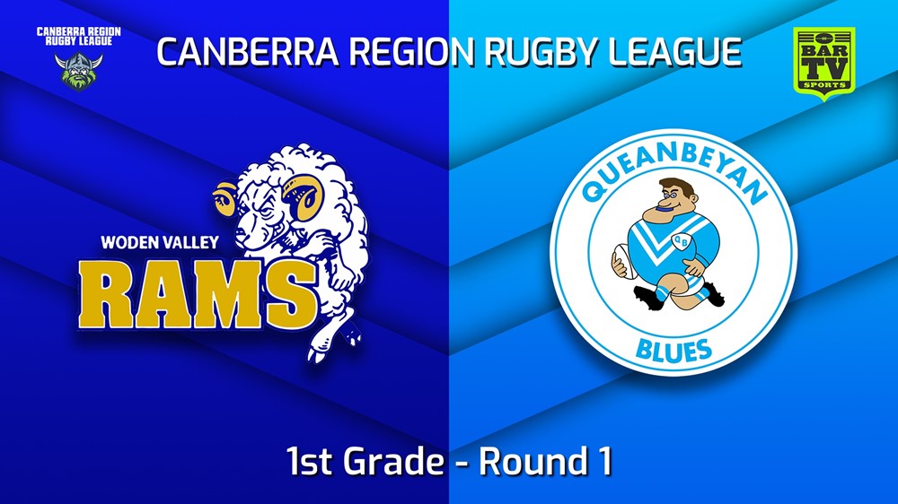 220402-Canberra Round 1 - 1st Grade - Woden Valley Rams v Queanbeyan Blues Slate Image