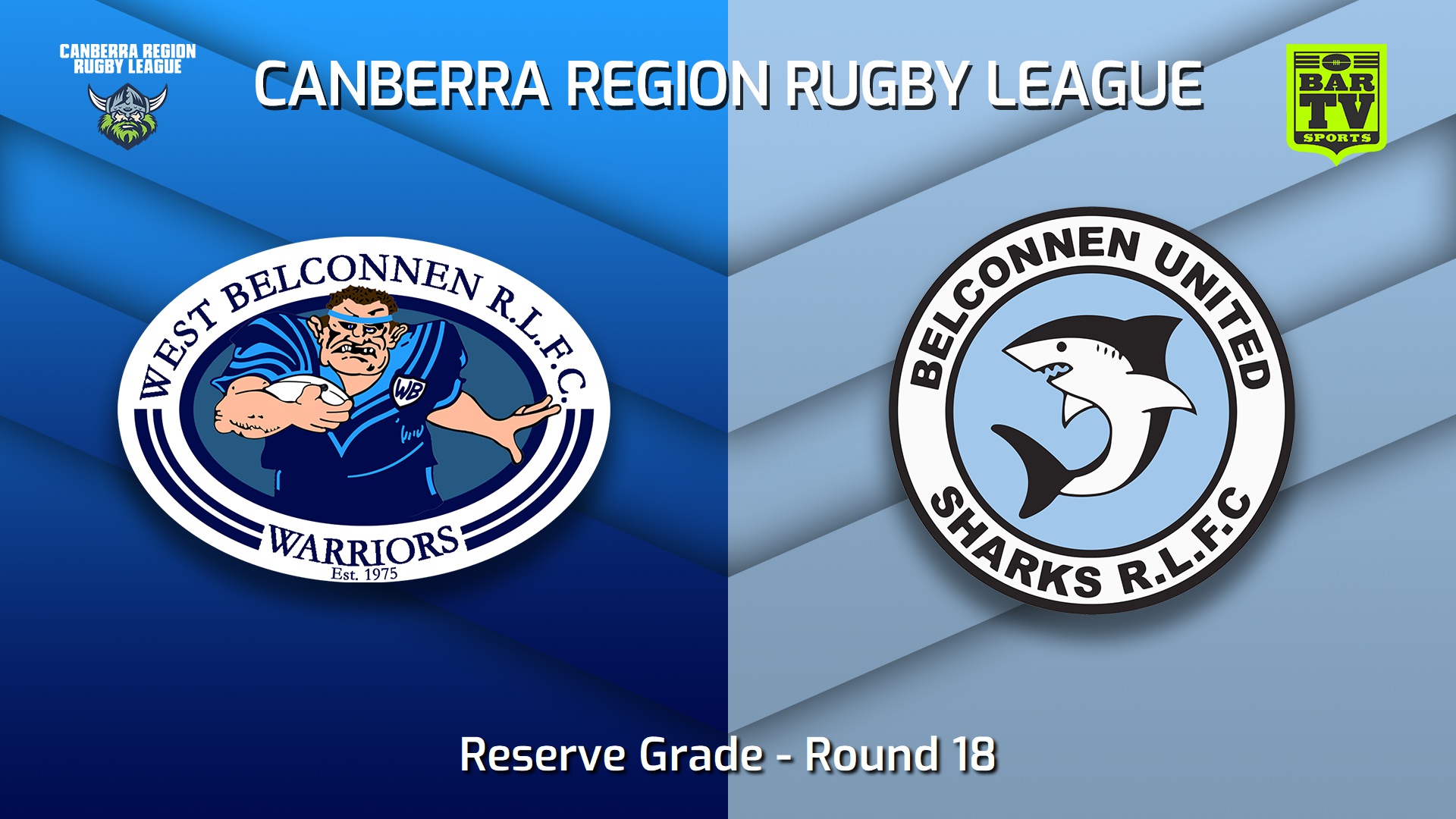 230826-Canberra Round 18 - Reserve Grade - West Belconnen Warriors v Belconnen United Sharks Slate Image