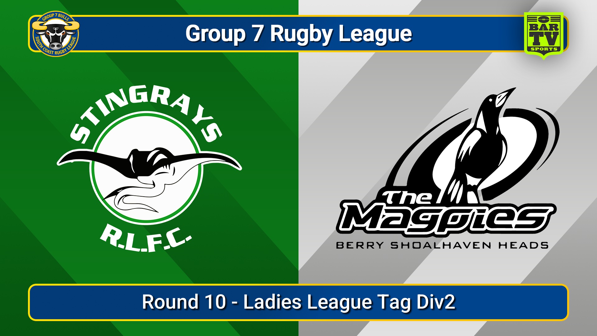 250622-video-South Coast Round 10 - Ladies League Tag Div2 - Stingrays of Shellharbour v Berry-Shoalhaven Heads Minigame Slate Image