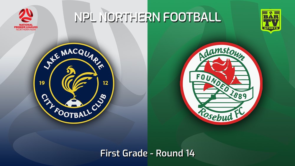 230604-NNSW NPLM Round 14 - Lake Macquarie City FC v Adamstown Rosebud FC Minigame Slate Image