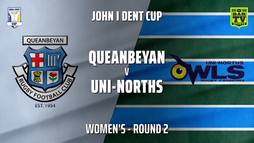 210423-John I Dent Round 2 - Women's - Queanbeyan Whites v UNI-Norths Slate Image