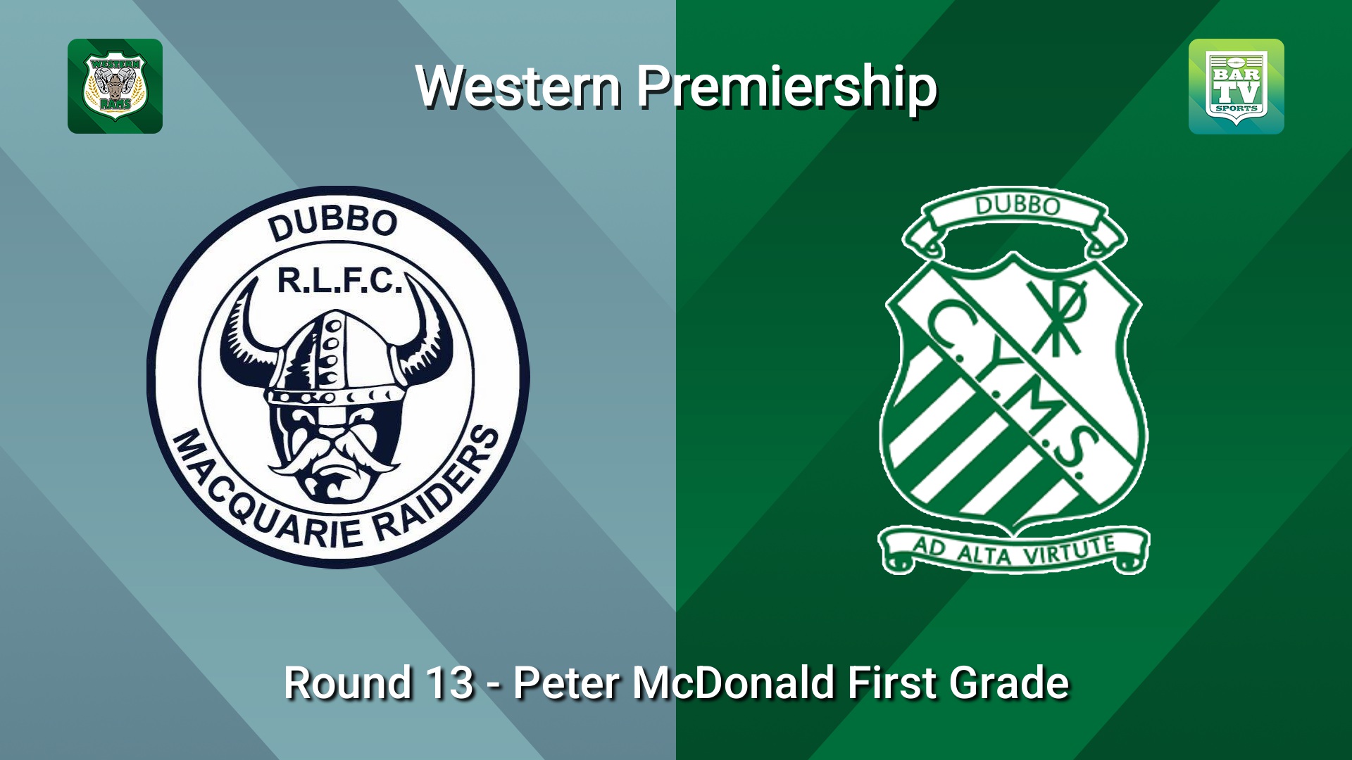 260725-video-Western Premiership Round 13 - Peter McDonald First Grade - Dubbo Macquarie Raiders v Dubbo CYMS (1) Slate Image