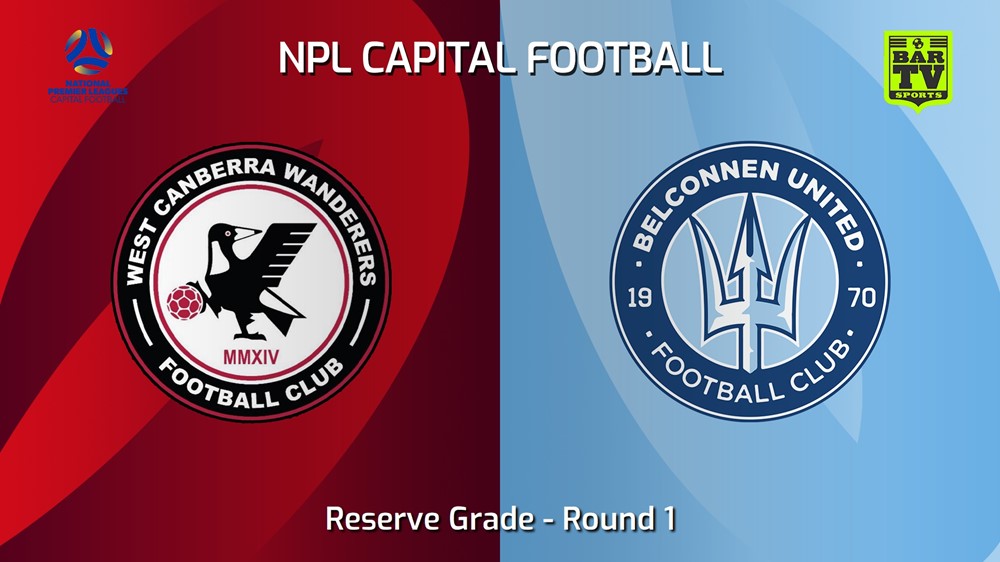 240407-NPL Women - Reserve Grade - Capital Football Round 1 - West Canberra Wanderers FC W v Belconnen United W Minigame Slate Image
