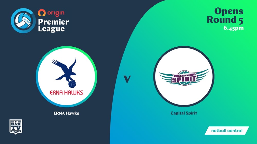 NSW Prem League Round 5 - Opens - Erna Hawks v Capital Spirit Slate Image