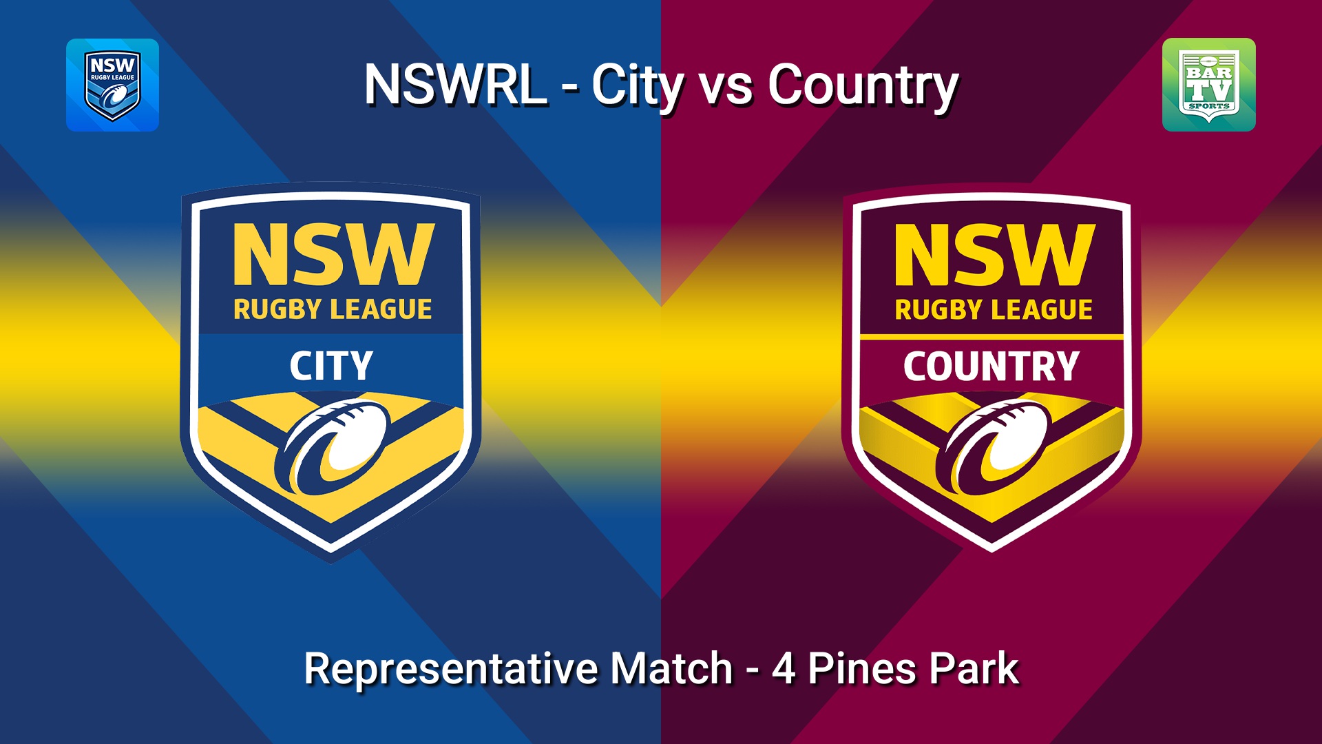 260516-video-NSWRL Country v City Representative Match - Men's - NSWRL City v NSWRL Country Slate Image