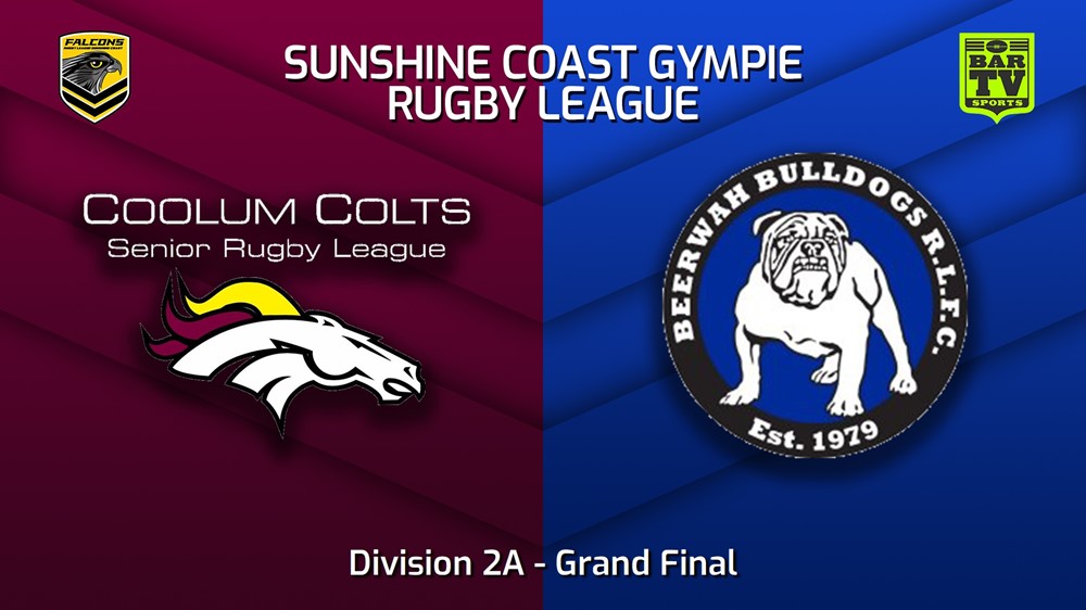 220910-Sunshine Coast RL Grand Final - Division 2A - Coolum Colts v Beerwah Bulldogs Slate Image