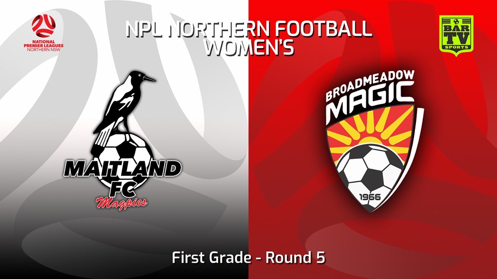 230402-NNSW NPLW Round 5 - Maitland FC W v Broadmeadow Magic FC W Minigame Slate Image