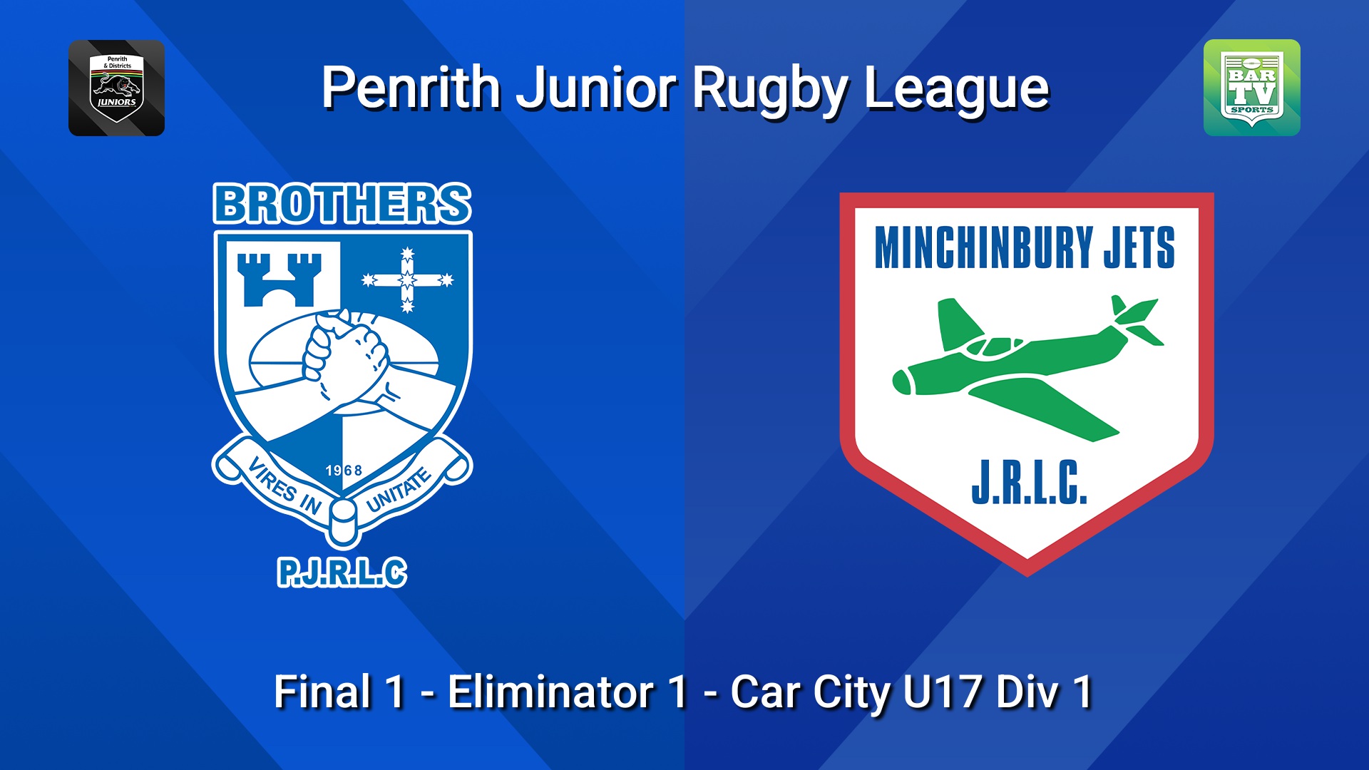 260822-video-Penrith & District Junior Rugby League Final 1 - Eliminator 1 - Car City U17 Div 1 - Brothers v Minchinbury Slate Image