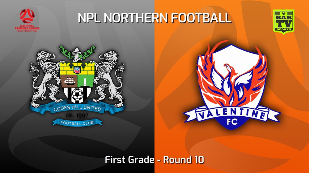 220730-NNSW NPLM Round 10 - Cooks Hill United FC v Valentine Phoenix FC Slate Image