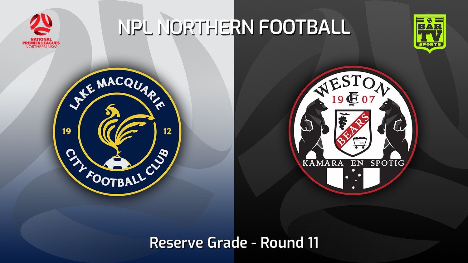MINI GAME: NNSW NPLM Res Round 11 - Lake Macquarie City FC Res v Weston Workers FC Res Slate Image