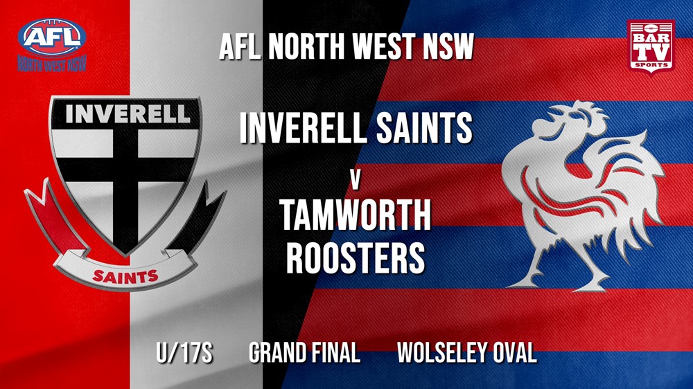 MINI GAME: AFL North West - NSW Grand Final - U/17s - Inverell Saints v Tamworth Roosters Slate Image