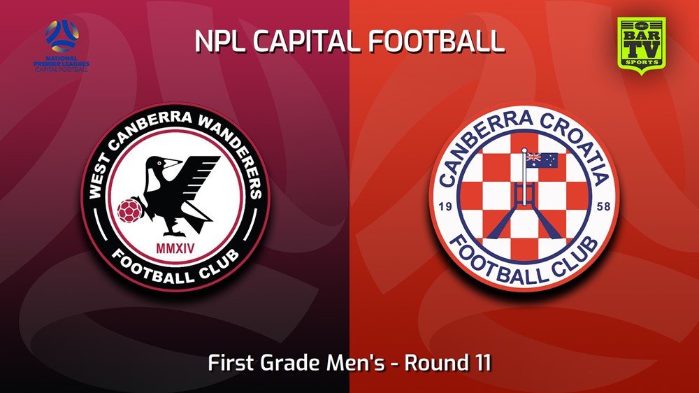 230617-Capital NPL Round 11 - West Canberra Wanderers v Canberra Croatia FC Slate Image