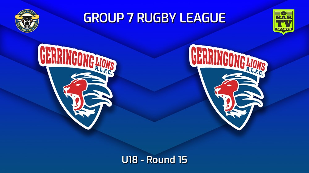 MINI GAME: South Coast Round 15 - U18 - Gerringong Lions v Gerringong Lions Slate Image